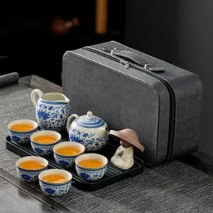 Набір посуду для чайної дорожньої церемонії Білий
